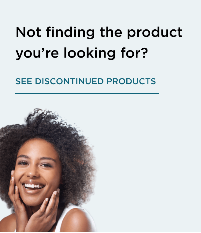 Discontinued products banner for mobile