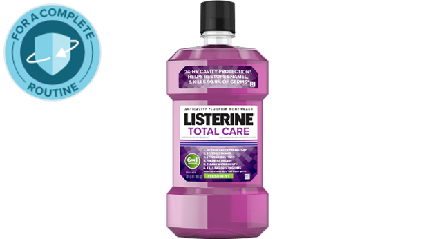 Listerine TotalCare Mouthwash for a complete routine