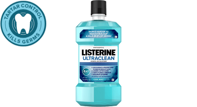 Listerine UltraClean Mouthwash for Tartar Control