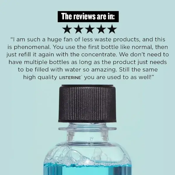 “I am such a fan of less waste products and this is phenomenal”. Quote talks about how easy product is to use and how high quality this product is