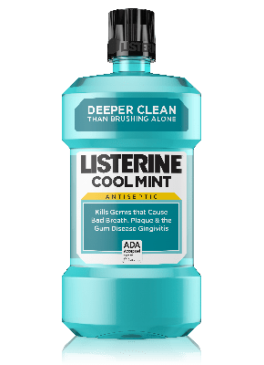 Bottle of Listerine® Cool Mint Antiseptic Mouthwash