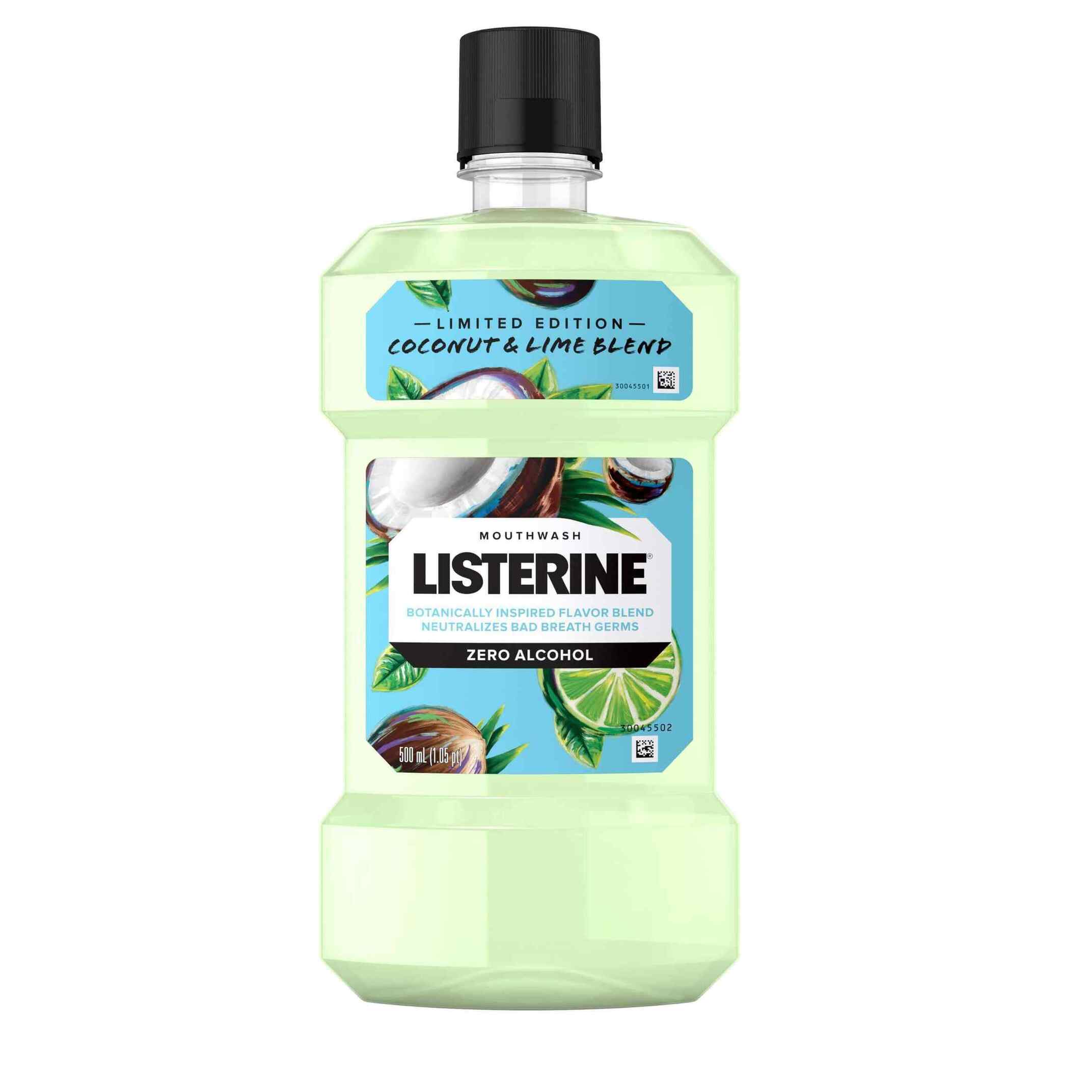 LISTERINE® Zero Alcohol Mouthwash COCONUT & LIME for Fresh Breath