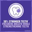 Listerine freshens breath while strengthening teeth
