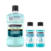 500mL bottle and Concentrate Refill bottles of Listerine Cool Mint Zero Alcohol Mouthwash