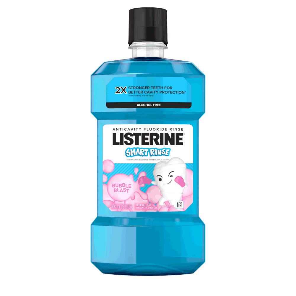 Listerine Smart Rinse Bubble Blast front