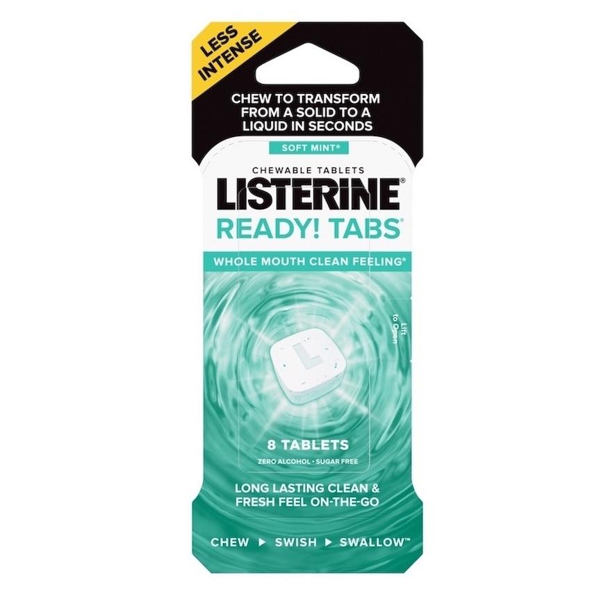 LISTERINE® READY! TABS™ Chewable Tablets Soft Mint Image