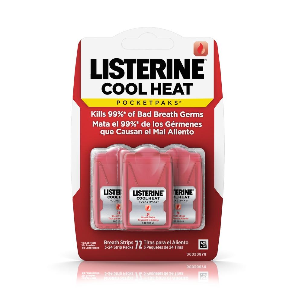 Listerine® Cool Heat™ Pocketpaks™ Oral Care Fresh Breath Strips Image