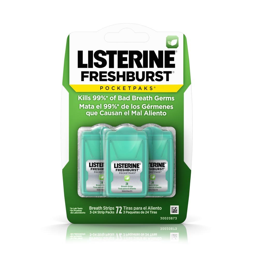 Listerine® Freshburst® Pocketpaks® Oral Care Fresh Breath Strips Image