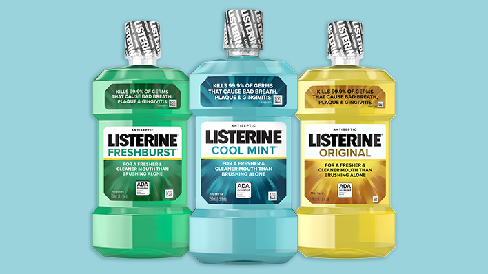 LISTERINE® ULTRACLEAN® mouthwash products
