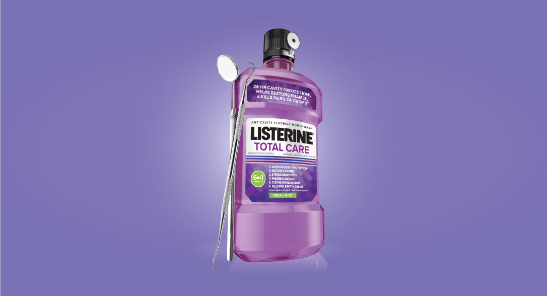 Ace your dental checkup with Listerine Total Care mouthwash