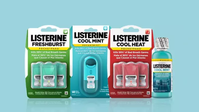 Listerine Pocketpaks and Pocketmist products