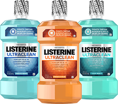 Listerine Ultraclean Mouthwash Collection