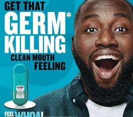 Get that germ-killing clean mouth feeling with Listerine Cool Mint PocketMist