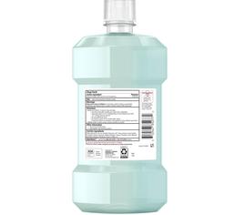 Listerine Clinical Solutions Enamel Strength mouthwash bottle back