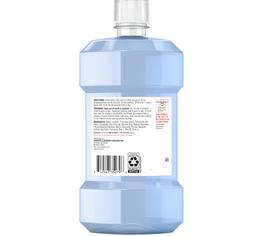 Listerine Clinical Solutions Breath Defense mouthwash bottle back
